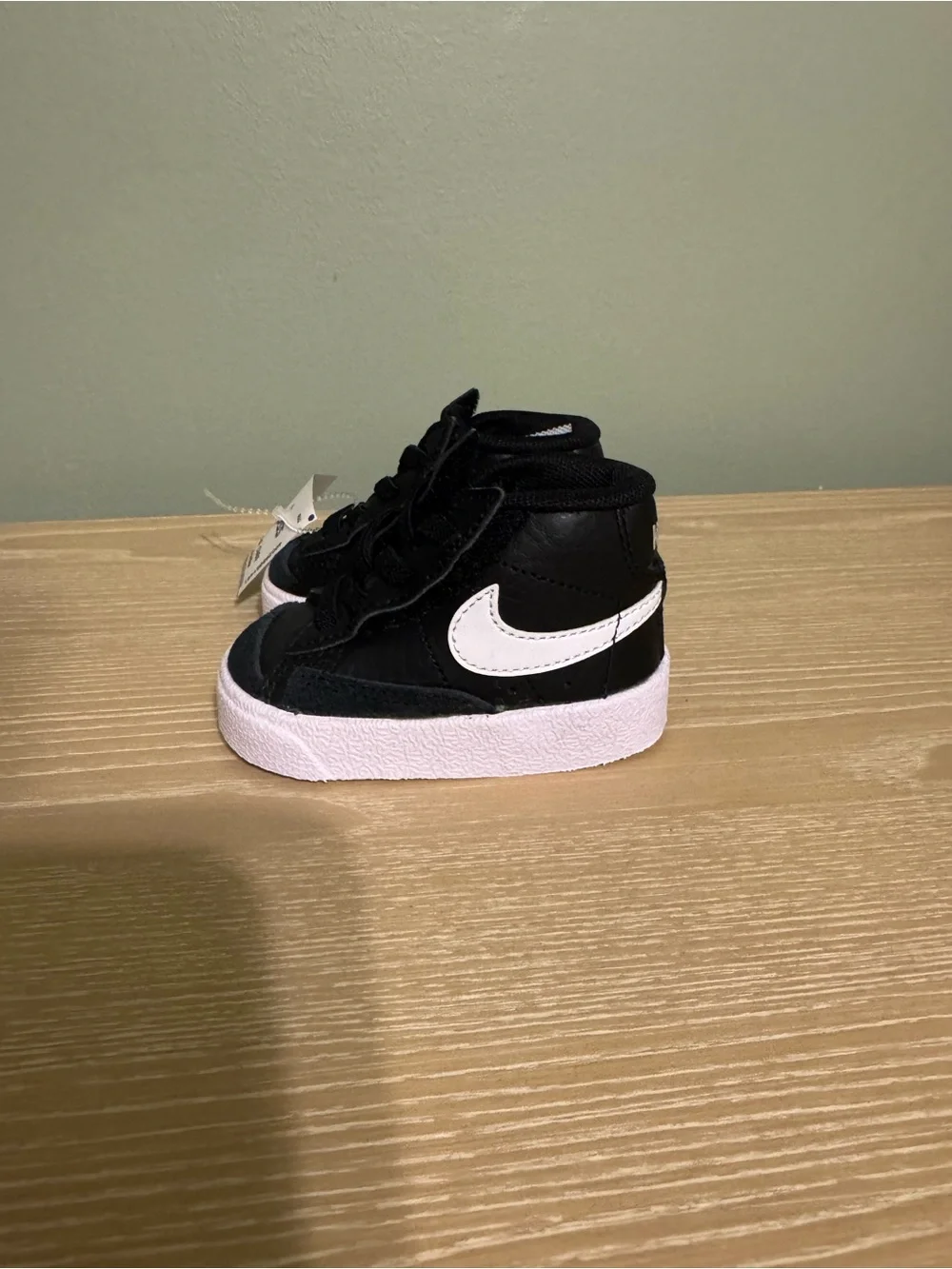 NWT Nike Black and White Baby High-Top Sneakers